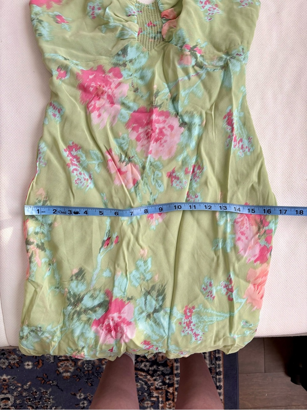 Vintage Betsy Johnson Bias Cut Hankerchief Midi Dress - Picture 10 of 10
